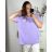 Tunika krátky rukáv dámska nadrozmer (3XL/4XL ONE SIZE) TALIANSKA MÓDA IMWQ24101/DR 3XL / 4XL biela