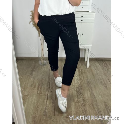 Nohavice dlhé dámske nadrozmer (L/XL ONE SIZE) TALIANSKA MÓDA IMWQ24STELA