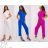 Overal dlhý elegantný krátky rukáv dámsky (S/M ONE SIZE) TALIANSKA MÓDA IMWB24221