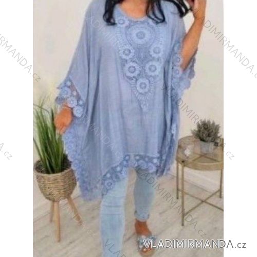Tunika dlhý rukáv dámska nadrozmer (56/58/60 ONE SIZE) TALIANSKA MÓDA IMWBS24270
