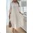 Šaty dlhé krajkové madeira letné boho bavlnené 3/4 krátky rukáv dámske (S/M/L ONE SIZE) TALIANSKA MÓDA IMWAD24090