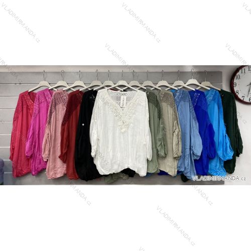 Tunika dlhý rukáv rukáv dámska (42/44/46 ONE SIZE) TALIANSKA MÓDA IMWGS24411