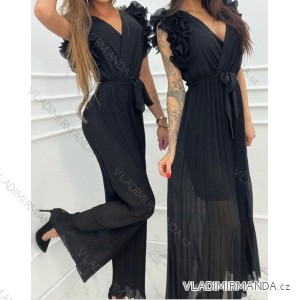 Overal dlhý elegantný bez rukávov dámske (S/M ONE SIZE) TALIANSKA MÓDA IMWKK24425