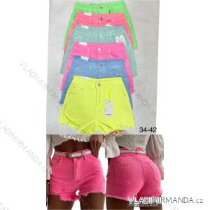 Kraťasy riflové krátke dámske (32-42) M.SARA MSR24309