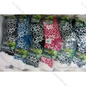 Ponožky zateplené bavlnou zdravotné thermo bambusové dámske (35-38) PESAIL WC001
