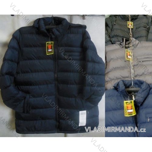 Zimná bunda polstrovaná nadrozmerná pánska (l-4XL) HUAGE BY1602