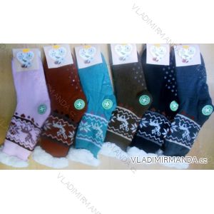 Ponožky zateplené bavlnou zdrav. thermo dámske (35-42) AMZF PB775
