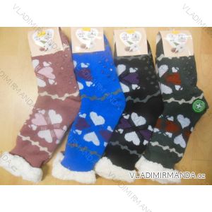 Ponožky zateplené bavlnou zdrav. thermo dámske (35-42) AMZF PB773
