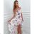 Šaty dlhé šifónové carmen dámske (S/M/L ONE SIZE) TALIANSKA MÓDA IMWGB24010