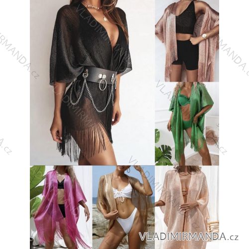 Prehoz cez plavky plážový letný krátky rukáv dámsky (S/M/L ONE SIZE) TALIANSKA MóDA IMWGB24013