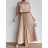 Šaty dlhé letné skladané carmen dámske (S/M/L ONE SIZE) TALIANSKA MÓDA IMWDK24455