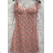 Šaty letní elegantní na ramienka dámske květ (S/M ONE SIZE) TALIANSKA MÓDA IMPMD2433718