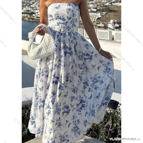 Šaty dlhé letné carmen dámske (S/M ONE SIZE) TALIANSKA MÓDA IMPMD2429051l
