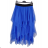Sukňa dlhá tylová dámska (S/M/L ONE SIZE) TALIANSKA MÓDA IMM2298HG/DR tmavo ružová