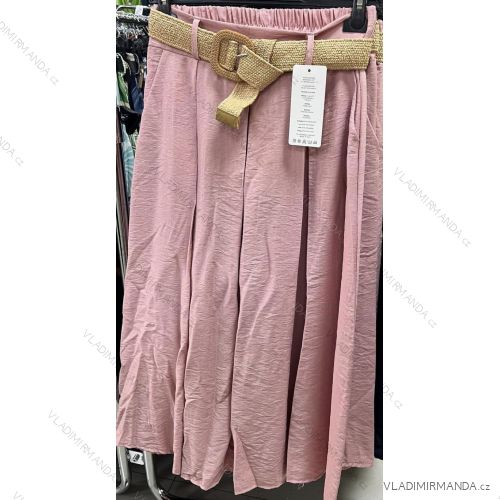 Nohavice dlhé letné dámske (S/M/L ONE SIZE) TALIANSKA MÓDA IMM24M7755