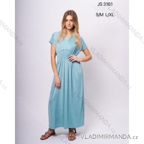 Šaty dlhé elegantné icecool bez rukávov dámske (S/ML/XL) TALIANSKA MODA IMB24JS3161