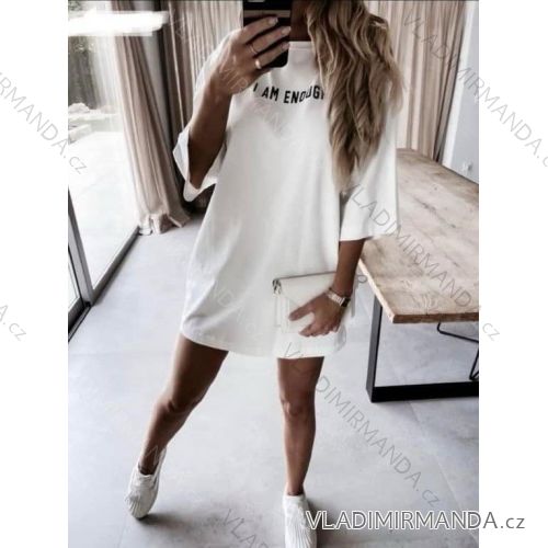 Tričko oversize krátky rukáv dámske (S/M/L/XL ONE SIZE) TALIANSKA MÓDA IMD24008