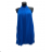 Šaty letné skladané bez rukávov dámske (S/M/L ONE SIZE) TALIANSKA MÓDA IMWDK24360 biela S / M