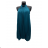 Šaty letné skladané bez rukávov dámske (S/M/L ONE SIZE) TALIANSKA MÓDA IMWDK24360 biela S / M