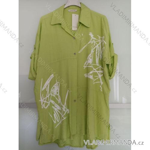 Košeľa 3/4 dlhý rukáv dámska (48/50/52) TALIANSKA MODA IMSM24014