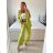 Súprava elegantné sako a nohavice dámska (S/M ONE SIZE) TALIANSKA MÓDA IMWB24146
