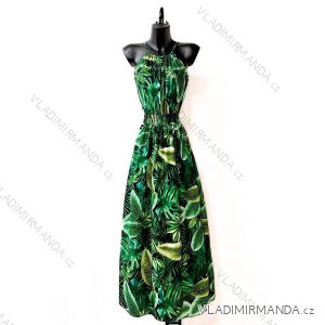 Šaty dlhé elegantné bez rukávov dámske (S/M ONE SIZE) TALIANSKA MÓDA IMPES24CARINA10