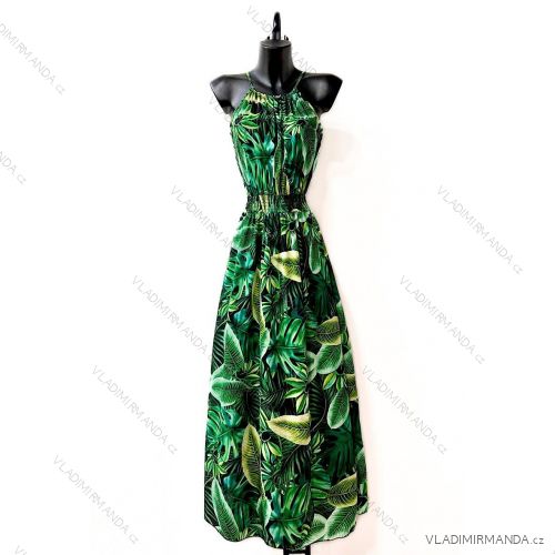 Šaty dlhé elegantné bez rukávov dámske (S/M ONE SIZE) TALIANSKA MÓDA IMPES24CARINA10