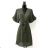Šaty elegantní krátký rukáv dámské (38/40 ONE SIZE) ITALSKÁ MÓDA IMPES242998 svetlozelená 