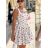 Šaty krátke letné na ramienka dámske (S/M/L ONE SIZE) TALIANSKA MÓDA IMM24M32983