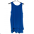Šaty šifónové bez rukávov dámske (S/M/L ONE SIZE) TALIANSKA MÓDA IMD22494/DR tmavo ružová