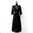 Šaty dlhé elegantný dlhý rukáv dámske (S/M ONE SIZE) TALIANSKA MÓDA IMPES24LISA-3 oranžová