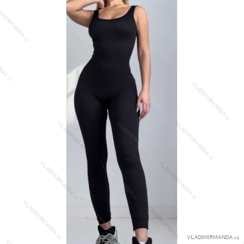 Overal dlhý elegantný na ramienka dámsky (S/M ONE SIZE) TALIANSKA MÓDA IMPMD245190