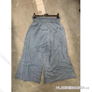 Nohavice letné dlhé dámske nadrozmer (48/50 ONE SIZE) TALIANSKA MÓDA IMWEC24136