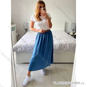 Sukňa dlhá dámska (S/M ONE SIZE) TALIANSKA MóDA IMSM24KIKI/DU