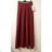 Sukňa maxi dlhá v páse na žabičkovanie dámska (S/M/L ONE SIZE) TALIANSKA MÓDA IMHMS23088/dur -   tmavo červená
 -   M / L
