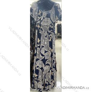 Šaty letné dlhé carmen cez prsia dámske (S/M ONE SIZE) TALIANSKA MÓDA IMM24M292