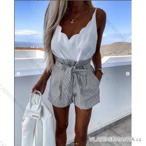 Kraťasy šortky letné elegantné dámske (S/M/L) TALIANSKA MÓDA IMM24M16133