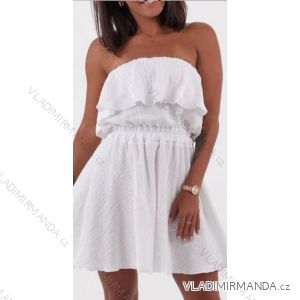 Šaty letný mušelín carmen dámske (S/M/L ONE SIZE) TALIANSKA MÓDA IMWGS24080