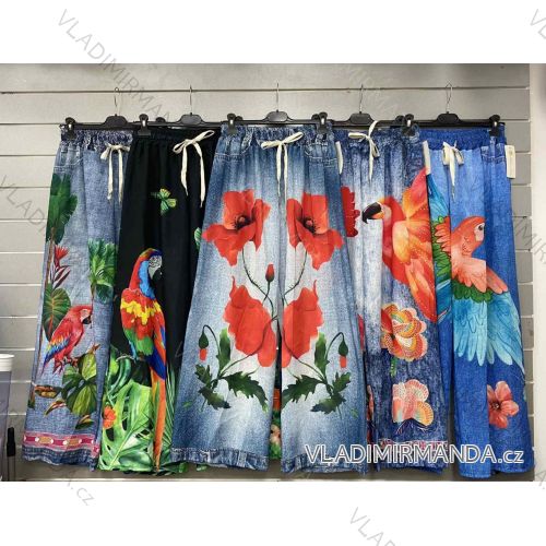 Nohavice dlhé oversize dámske (S/M/L ONE SIZE) TALIANSKA MÓDA IMWGS24081