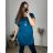 Tunika s príveskom krátky rukáv dámska nadrozmer (56/58 ONE SIZE) TALIANSKA MÓDA IM424BOLOGNA/DUR