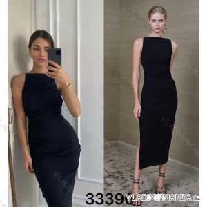 Šaty elegantné bez rukávov dámske (S/M ONE SIZE) TALIANSKA MÓDA IMM24M33396