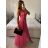 Šaty tilové elegantné bez rukávov dámske (S/M ONE SIZE) TALIANSKA MÓDA IMM22Q52235A/UL fialová