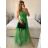 Šaty tilové elegantné bez rukávov dámske (S/M ONE SIZE) TALIANSKA MÓDA IMM22Q52235A/UL fialová
