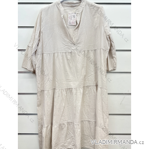 Šaty letné 3/4 dlhý rukáv dámske (42-44-46 ONE SIZE) TALIANSKA MÓDA IMPSH244642a