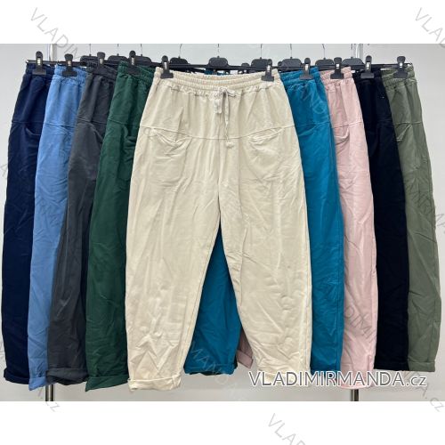 Tepláky dámske nadrozmer (48/50 ONE SIZE) TALIANSKA MODA IM424444