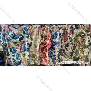 Blúzka krátky rukáv dámska (S/M/L ONE SIZE) TALIANSKA MÓDA IMM25M8162