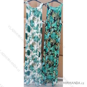 Šaty dlhé bez rukávov letné icecool dámske (S/M/L ONE SIZE) TALIANSKA MÓDA IMM24M2942C