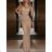 Šaty dlhé elegantné na ramienka dámske (S/M ONE SIZE) TALIANSKA MÓDA IMM24M655003