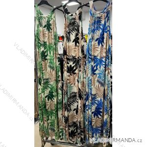 Šaty dlhé bez rukávov letné icecool dámske (S/M/L ONE SIZE) TALIANSKA MÓDA IMM24M2942E