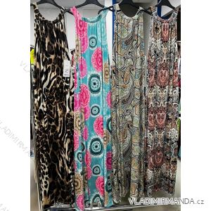 Šaty dlhé bez rukávov letné icecool dámske (S/M/L ONE SIZE) TALIANSKA MÓDA IMM24M2942F